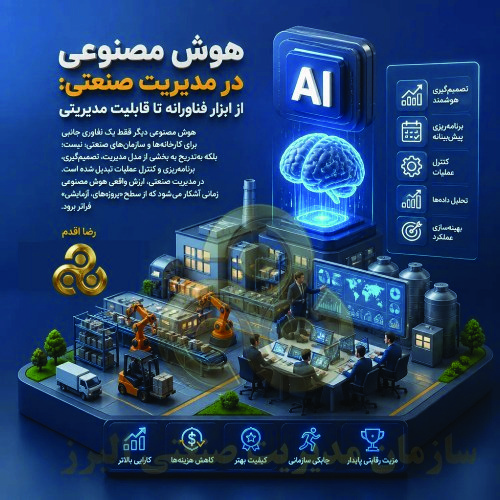 هوش مصنوعی در مدیریت صنعتی: از ابزار فناورانه تا قابلیت مدیریتی