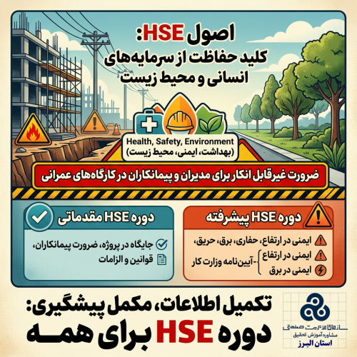 آموزش ایمنی- بهداشت و محیط زیستHSE