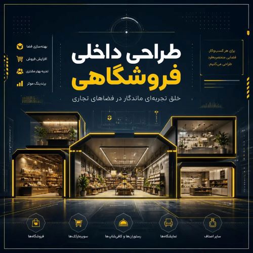 طراحی داخلی فروشگاهی